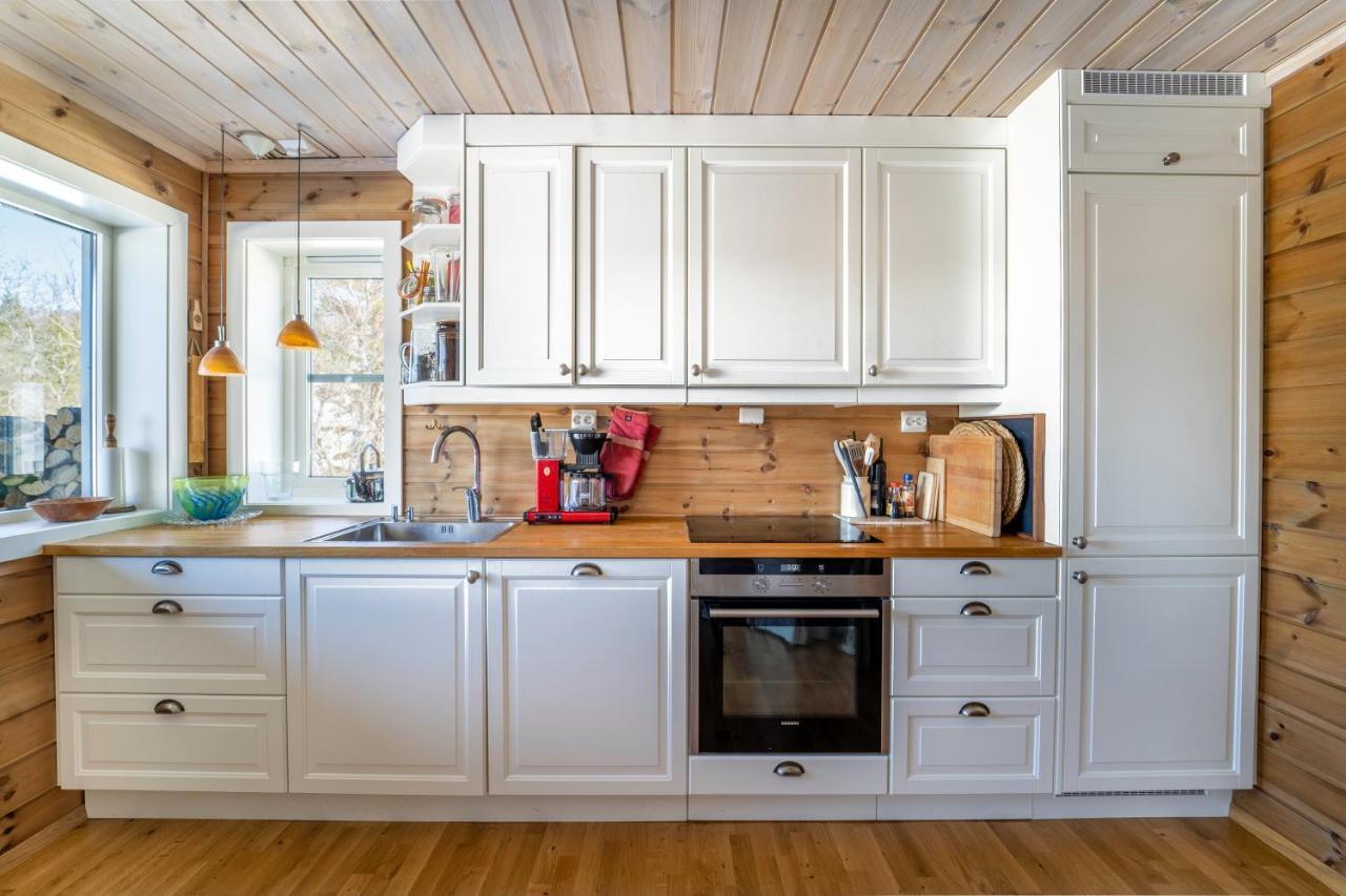 Three-Bedroom Holiday Cottage Tjorhom Bagian luar foto